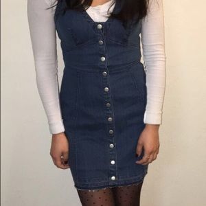 Cute frayed denim dress